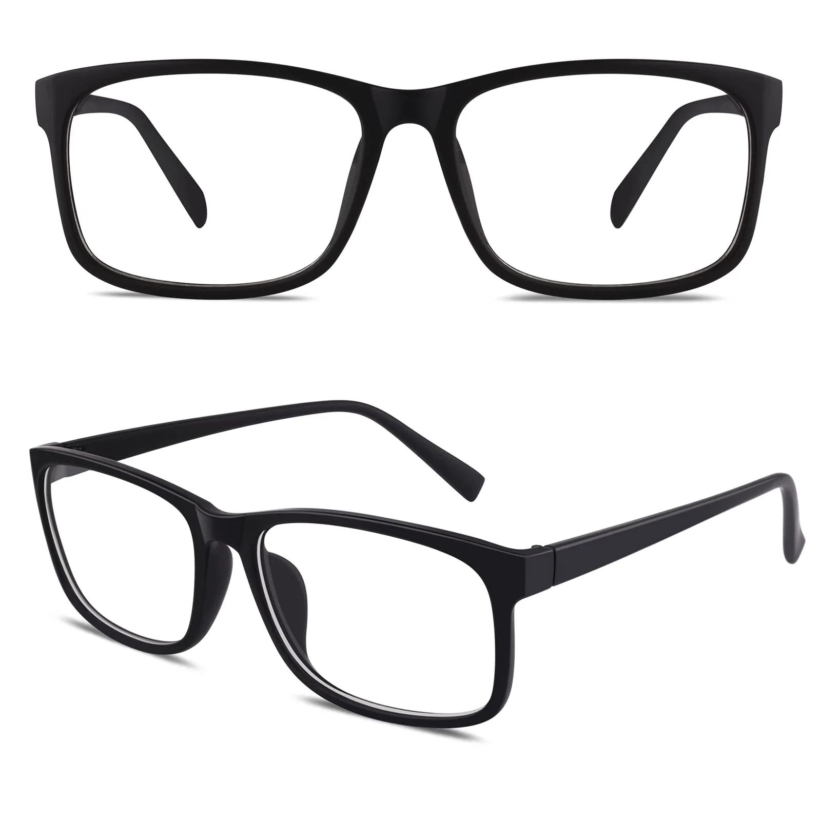 CGID High Fashion Metal Temple Horn Rimmed Eye Glasses - Brown - Medium aeuE