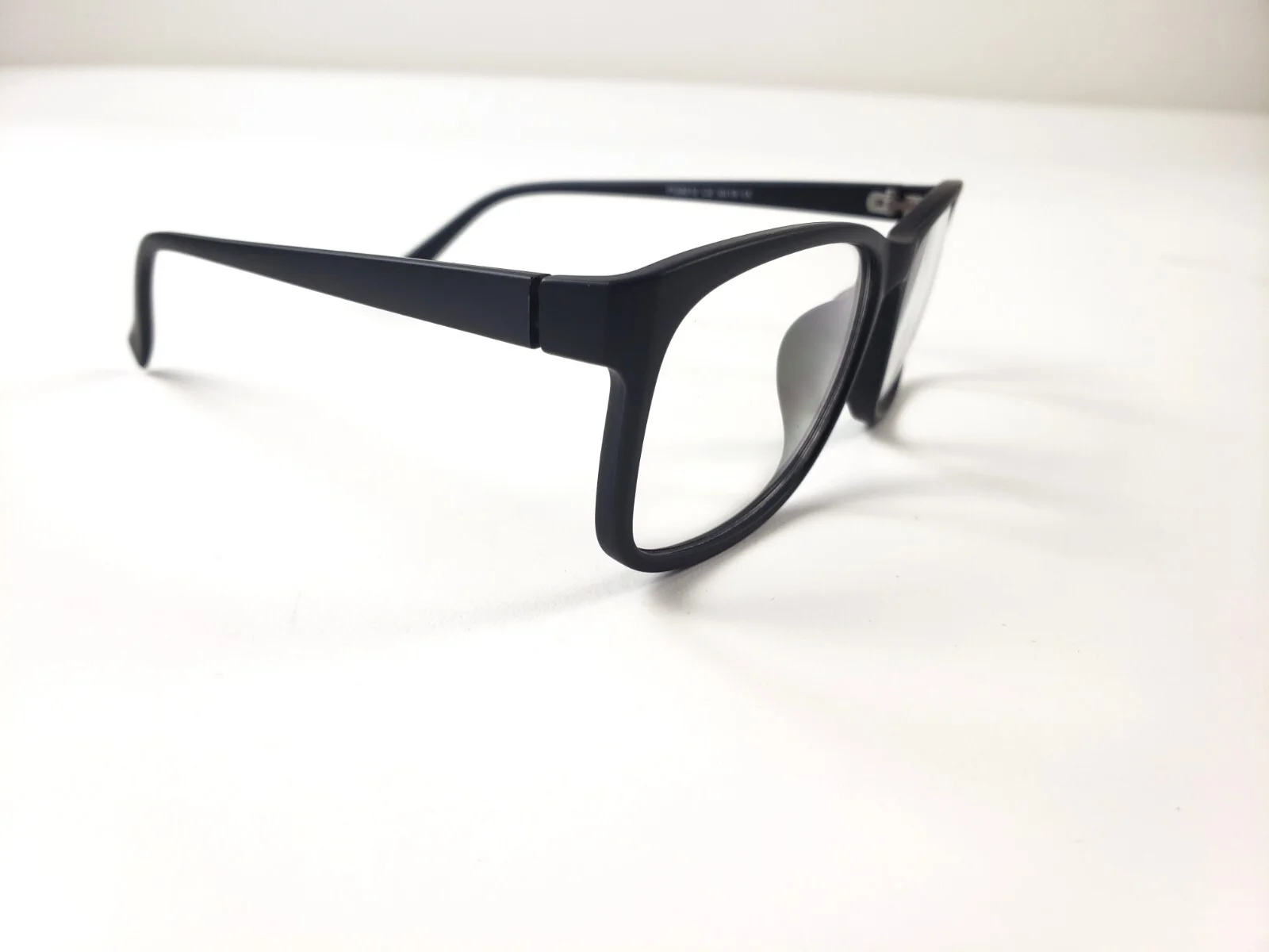 Happy Store CN12 Square Frame Clear Lens Eye Glasses - Matte Black - Medium atOy 2